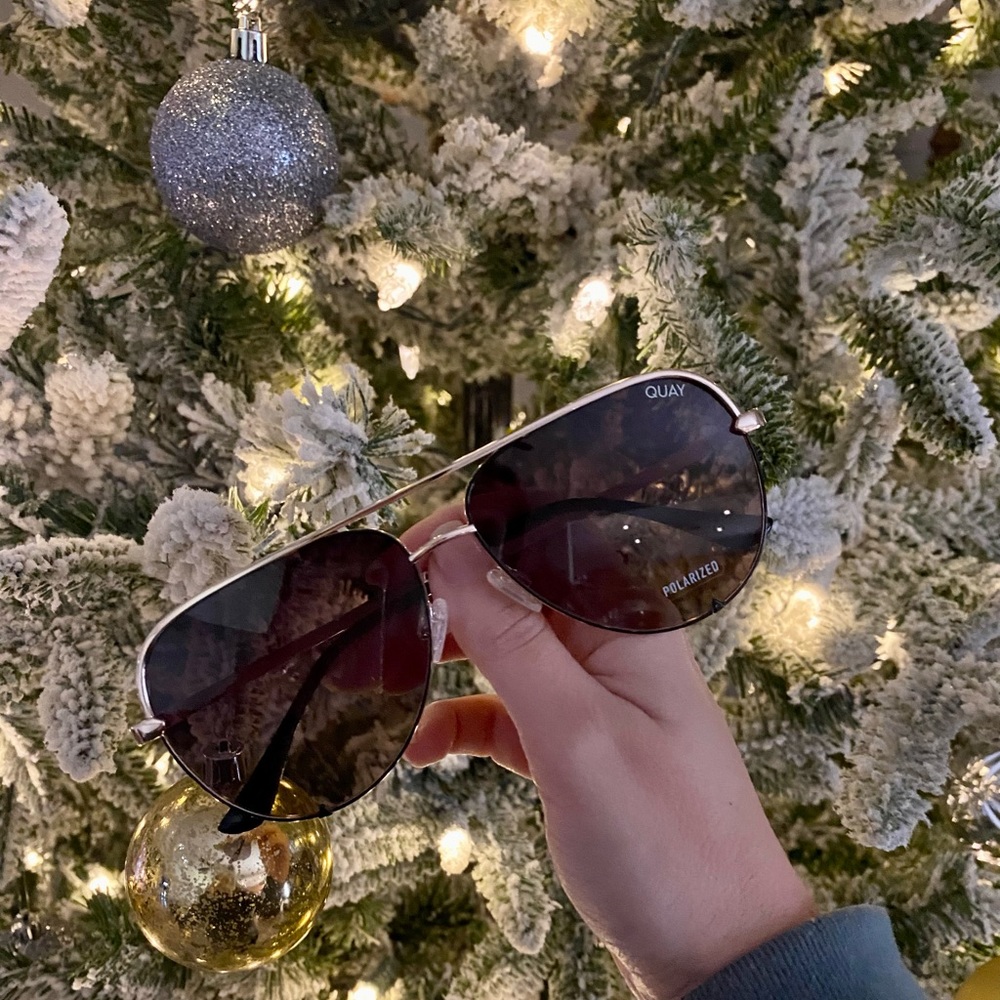 Quay High Key Mini Polarized Sunglasses